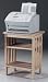 Internatioanl Concepts Mission Printer Stand comes unfinished and features two shelve...
