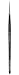 da Vinci Kolinsky Watercolor Series 36 Red Sable Paint Brush, Round, Size 00