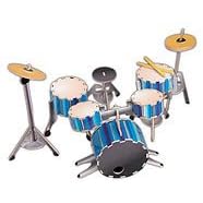 Drum Set 3D Puzzle Colored by Discovery Bay Games