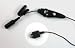MP3 Stereo Hands-free/ Headset Audio Adaptor for LG VX8500 CHOCOLATE, VX8550, AX8600, ENV VX9900, LX150, VX8600, VX8700 SHINE, AX380 WAVE - Switch 3.5mm MP3 stereo handsfree to cell phone handsfree