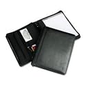 Regal Leather Binder/Portfolio, 1" Capacity, Letter Size Pad, Black SAM15540