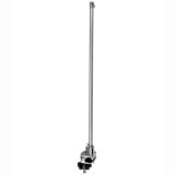 Perko Marine Powerdrive Bow Mount Aluminum Pole, Chrome/zinc Alloy Socket Socket Clam