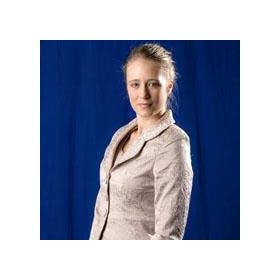 Adorama Belle Drape Solid Color Series, 5' x 8' Dyed Muslin Background, Solid Chroma Blue Color.