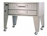 Natural Gas Bakers Pride 3152 Pizza Deck Oven Gas Double Deck 45
