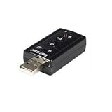 USB SOUND CARD VIRTUAL 7.1 STEREO AUDIO SOUNDCARD EXTERNAL ADAPTOR (WINDOWS 7 COMPATIABLE)