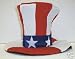 Patriotic Giant Uncle Sam Costume Top Hat