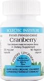 Eclectic Institute Fresh Freeze-Dried Cranberry 300 mg 90 Vegetarian Capsules