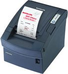 Thermal Recpt Printer Dual Interface Black USB On Board
