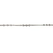 Italy Beaded Sterling Silver Chain Italy Beaded Sterling Silver Chain