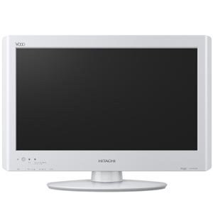 【エコポイント対象商品】日立 19V型地上・BS・110度CSデジタルハイビジョンLED液晶テレビ　ホワイトWooo L19-H05-W
