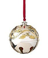 #!Cheap Lenox Silver Plate 2008 Annual Sleighbell Christmas Ornament Sleigh Bell