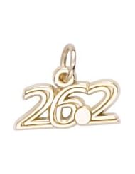 Rembrandt Charms Marathon 26.2 Plain Charm