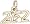 Marathon 26.2 Plain, Gold Plated Silver Charm by Rembrandt Charms