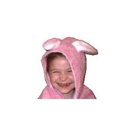 Animal Hooded Towel Wrap - Bunny Animal Hooded Towel - Toddler to Adult Cotton Hooded Bath, Pool, or Beach Towel
