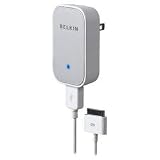 Belkin AC Wall and USB Charger for iPod with Dock Connector (White)