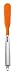 Art and Cook Mini Scraper Spatula, Orange
