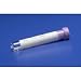 Kendall 8881311446 Monoject Glass Blood Collection Tube with Silicone Coated Lavender Stopper, 5mL Draw, 13mm Diameter x 75mm Length, EDTA (K3) Liquid Additive (Case of 1000)