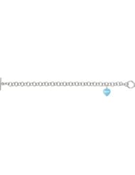Sweethearts® Enamel Heart Charm Bracelet Sterling Silver " Xoxo " 85511