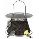 No/No Original Bird Feeder with Extended Roof, Bronze