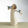 Willow Tree Happiness Angel Figurine, Susan Lordi 26130