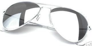 Produkt-Bild: Klassische Pilotenbrille verspiegelt, silber