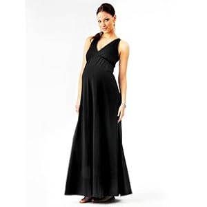 Motherhood Maternity: Loved By Heidi Klum Sleeveless Crochet Detail Maternity Maxi Dress