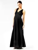 Motherhood Maternity: Loved By Heidi Klum Sleeveless Crochet Detail Maternity Maxi Dress