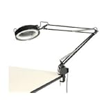 Swing Arm Magnifying Lamp Black
