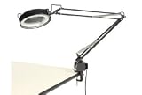 5 Diopter Swing Arm Magnifying Lamp Black