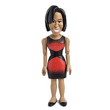 The Michelle Obama Action Figure - Red and Black Dress - Toy