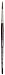 da Vinci Watercolor Series 1587J Paint Brush, Round Light Ox Sabeline Hair, Size 8