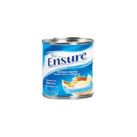 Ensure Complete Balanced Nutritional Shakes With Butter Pecan, Institutional Use, #51892 - 8 Oz, 24/Case