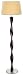 Adesso Helix Floor Lamp, Walnut