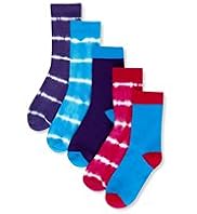 5 Pairs of Cotton Rich Tie Dye Socks