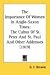 Book The Importance Of Women In Anglo-Saxon Times: The Cultus Of St. Peter And St. Paul And Other Addresses (1919)