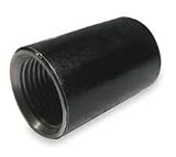 Industrial Grade 2KMD5 Merchant Coupling, 1/8 In, FNPT, Blk Steel