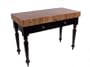 Rouge et Noir Le Rustica Kitchen Island (Cherry/Black) (34.5"H x 48"W x 34"D)