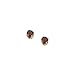 14K Yellow Gold 3 MM Garnet Children's Earring Studs
