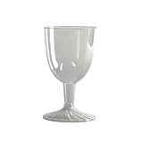 Comet Wine Glass 2pc Clear 5 Oz 20/25's (WNASW5) Category: Plastic Cups