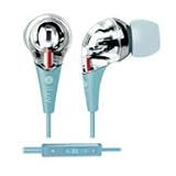 iLuv iEP505BLU Premium Hi-Fi Earphones with Volume Control - Blue