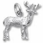 Elk Charm - 14k Yellow Gold