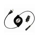 Ziplinq ZIP-PWR-NB Retractable Universal Notebook Power Cord (5 feet, Black)
