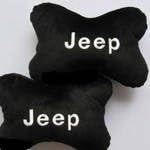 Jeep Car Seat Neck Pillow Cushion 2pc Set