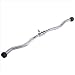 Revolving curl bar with rubber knob