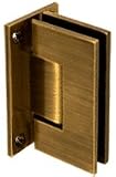CRL Vienna 037 Series Antique Brass Wall Mount Shower Door Hinge