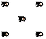 Philadelphia Flyers Double Roll of Wallpaper