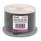 MAXELL DVD-R MEDIA 8X 4.7GB 50-PK SPINDLE PRINTABLE (Shiny silver) (Retail)