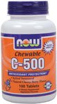 C-500 Chewable - Cherry by NOW Foods - Vitamins (500 mg - 100 Lozenges)