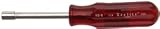 Xcelite HS8 1/4" x 3 1/8" Full Hollow Shaft Nutdriver, Red Handle