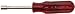 Xcelite HS8 1/4" x 3 1/8" Full Hollow Shaft Nutdriver, Red Handle